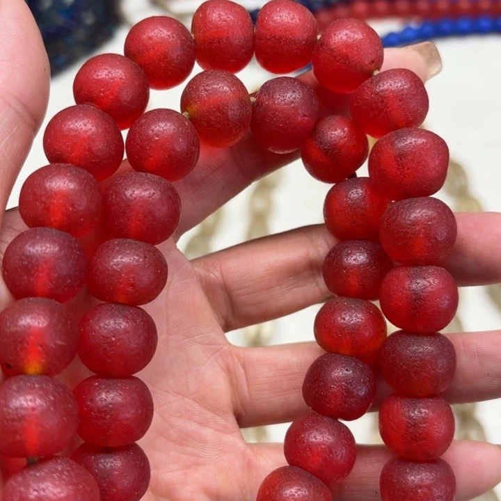 颈饰琉璃尼泊尔老珠子