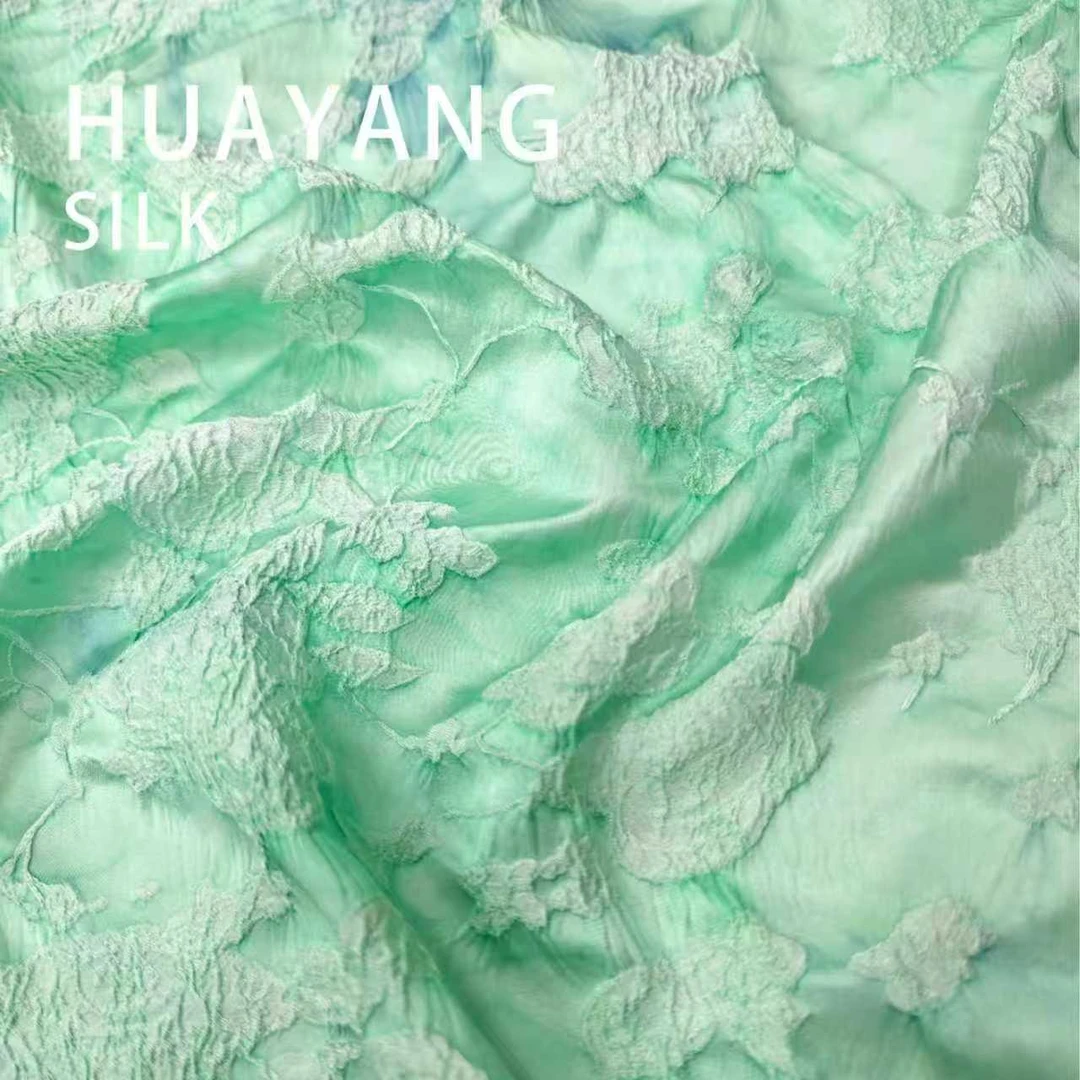 【青雾丝语】桑蚕丝面料新中式风格布料
