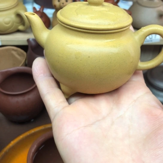 茶壶紫砂黄段泥大彬如意150豪升左右