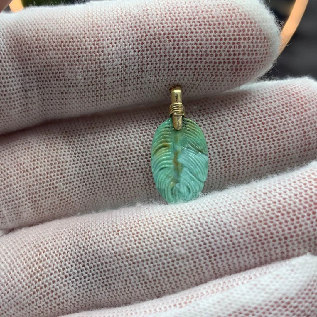 绿松石挂件未镶嵌