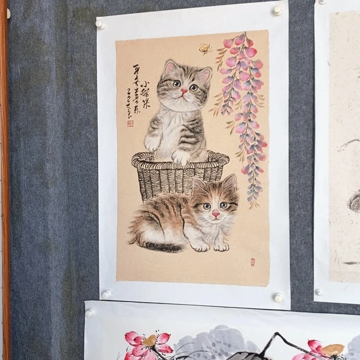 国画原***人绘画作品欣赏