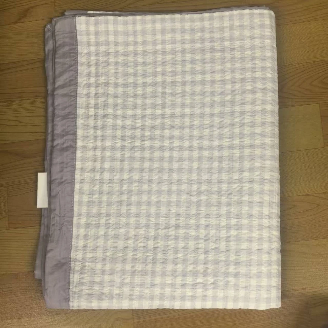 【新灰白格】90*200沙发垫学生垫
