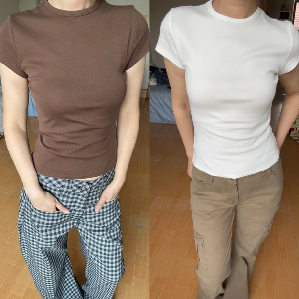 WX 2025 基础圆领半袖短袖 T恤