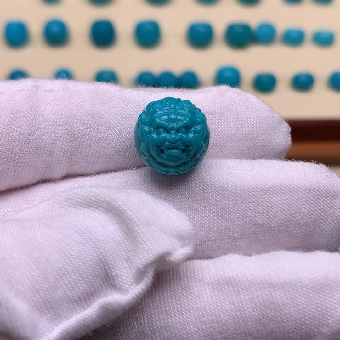 绿松石未镶嵌天然原矿绿松石大黑天11.7