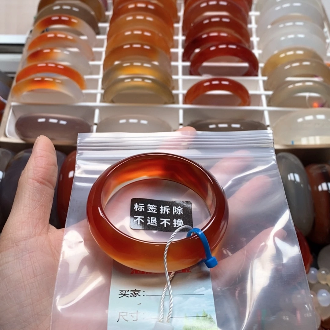 落****玛瑙/玉髓未镶嵌手镯