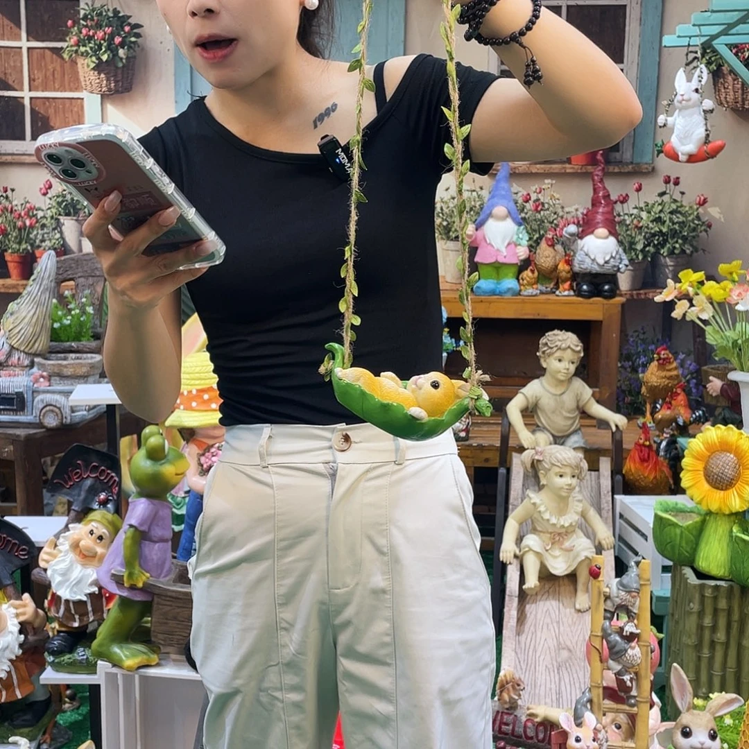 摆件花园摆件红红火火