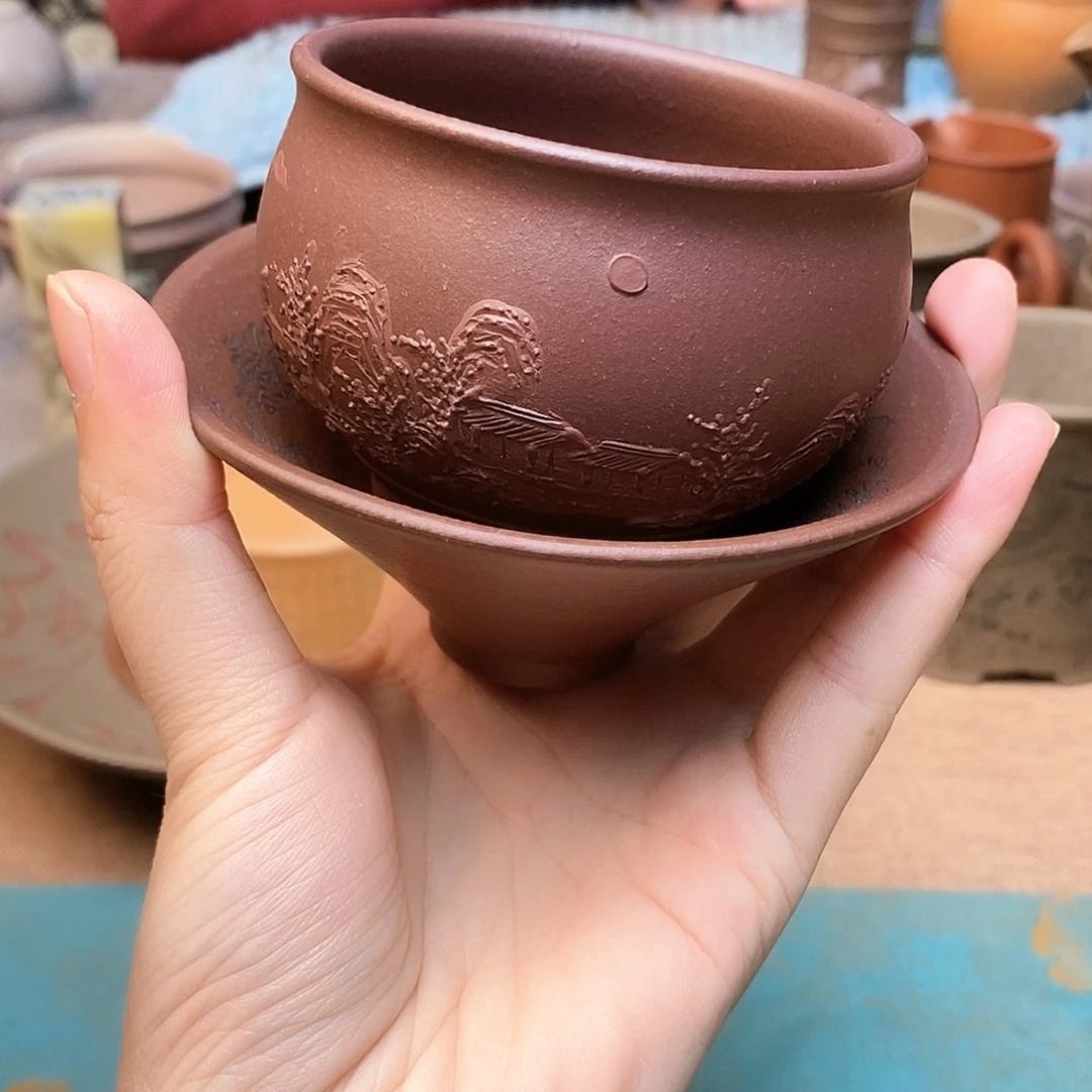 茶杯紫砂宜兴紫砂杯