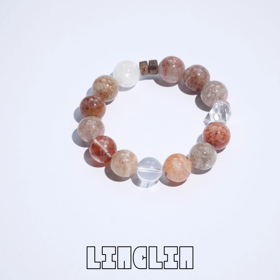 【沉静之力】13咪千层幽灵雪花幽灵白水晶  孤品 黄色系 X31L