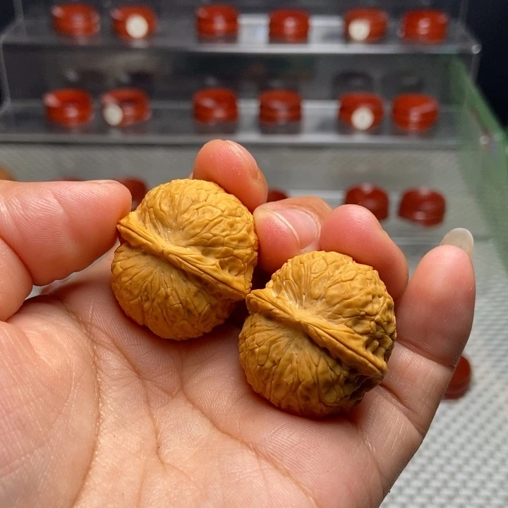 小***柴文玩核桃把件玄武球7