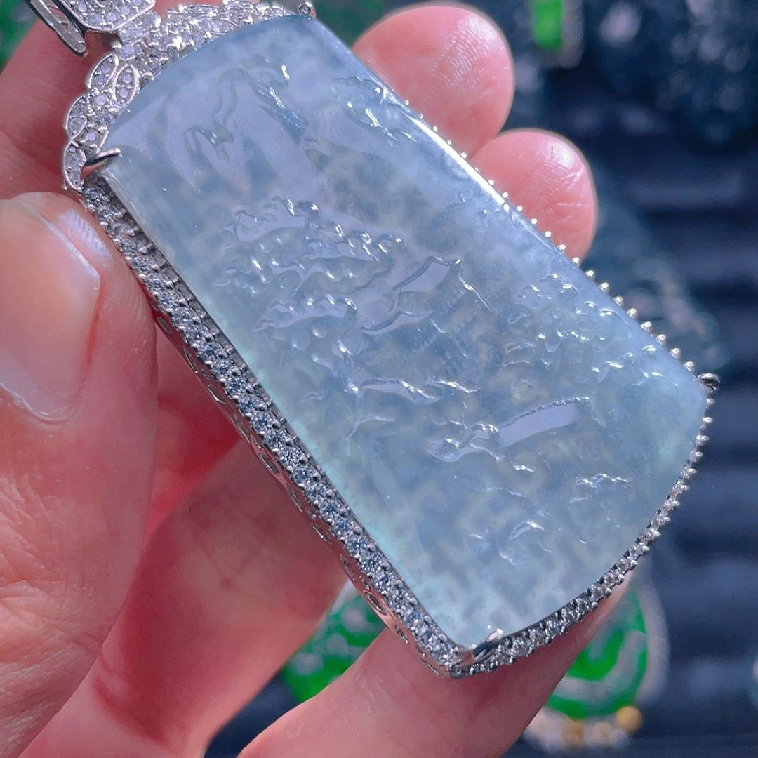 颈饰未镶嵌翡翠翡翠