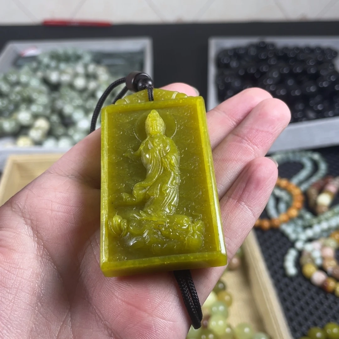 蛇纹石玉未镶嵌手链