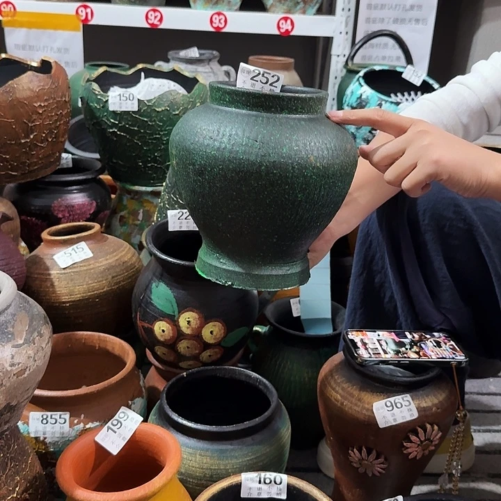 瑕疵绿色灯笼款252高度20口径12
