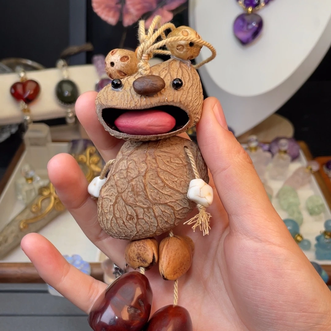 水晶颈饰未镶嵌天然水晶吊坠