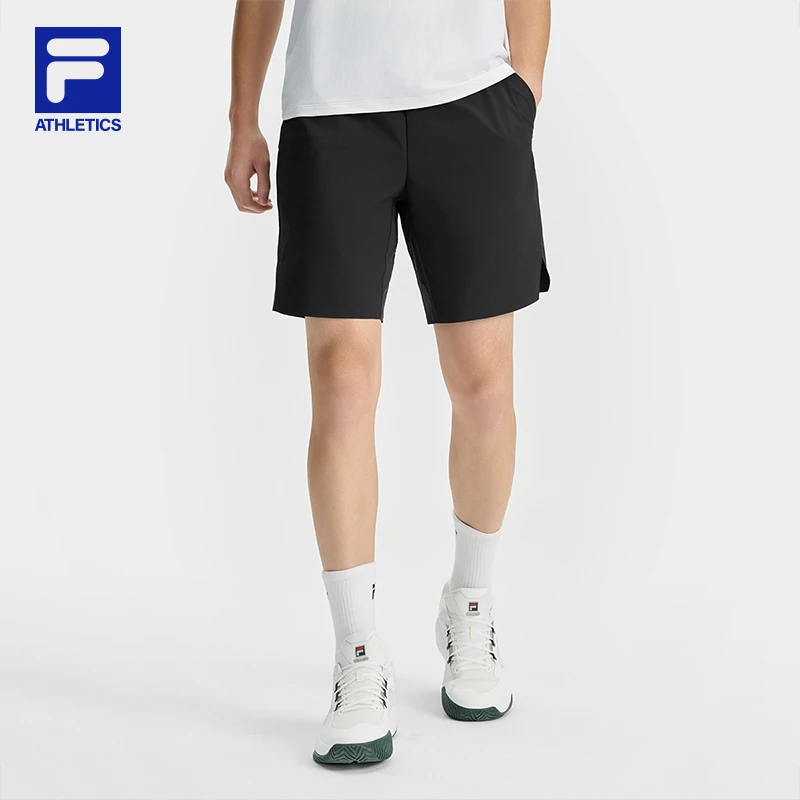 Fila/斐乐男士【网球高弹运动短裤】春夏新款复古运动裤A11M513805F