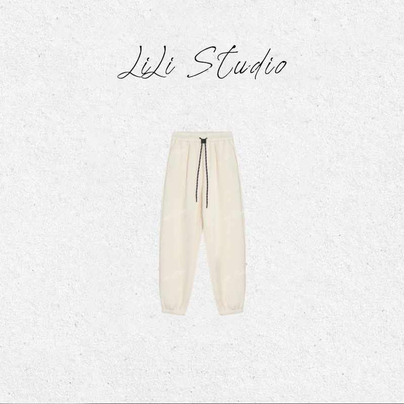 PCNY丨不理理「云柔漫影」抽绳束脚加厚保暖休闲裤