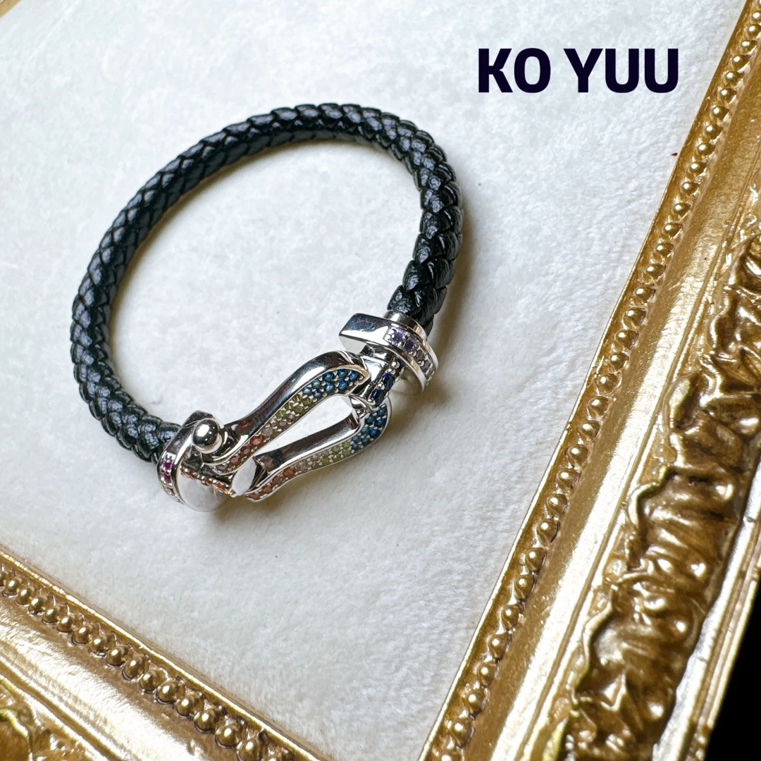 925银皮质手镯 【雨桐高奢饰品】手镯CC00320