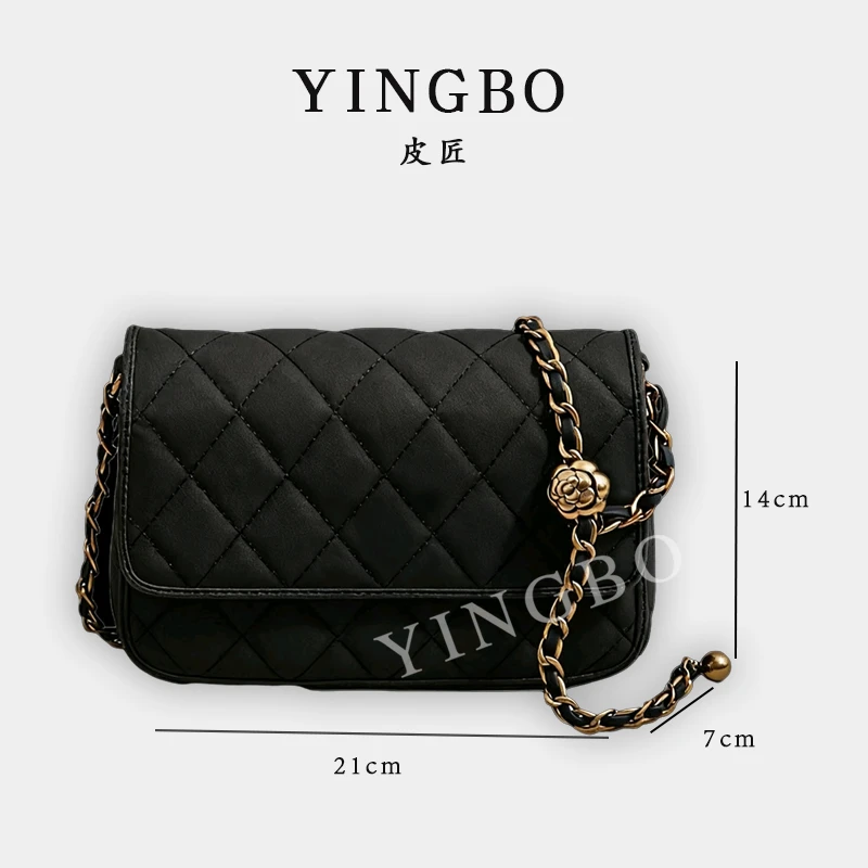 【英柏甄选】SK-83235-黑色 然与纯小众设计感时尚百搭女包