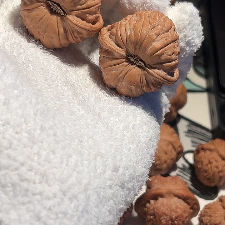 蟹***煲核桃手串/手链文玩核桃南瓜墩 子