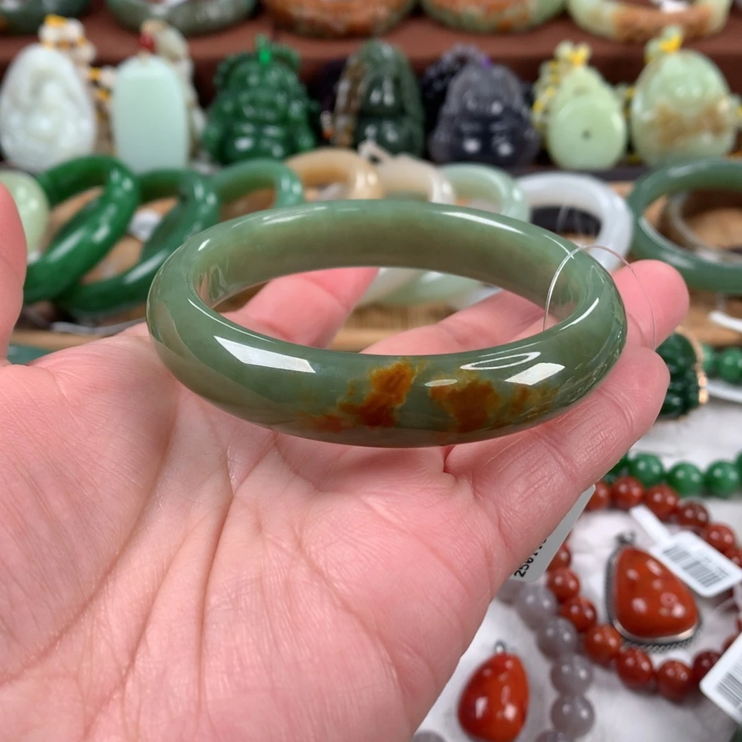 和田玉手镯未镶嵌59.5口径