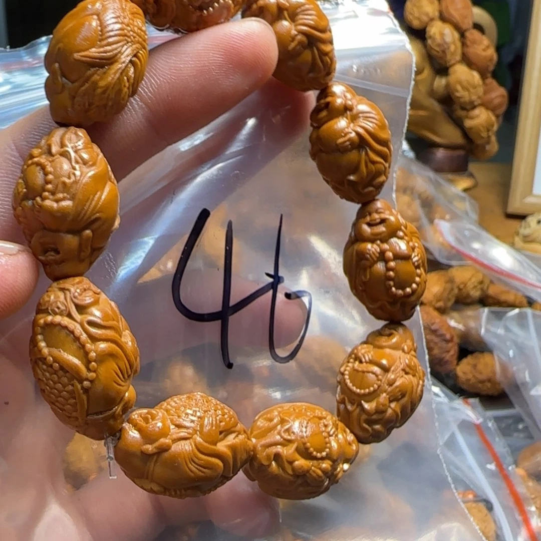 橄榄核手串/手链橙***力福利手串