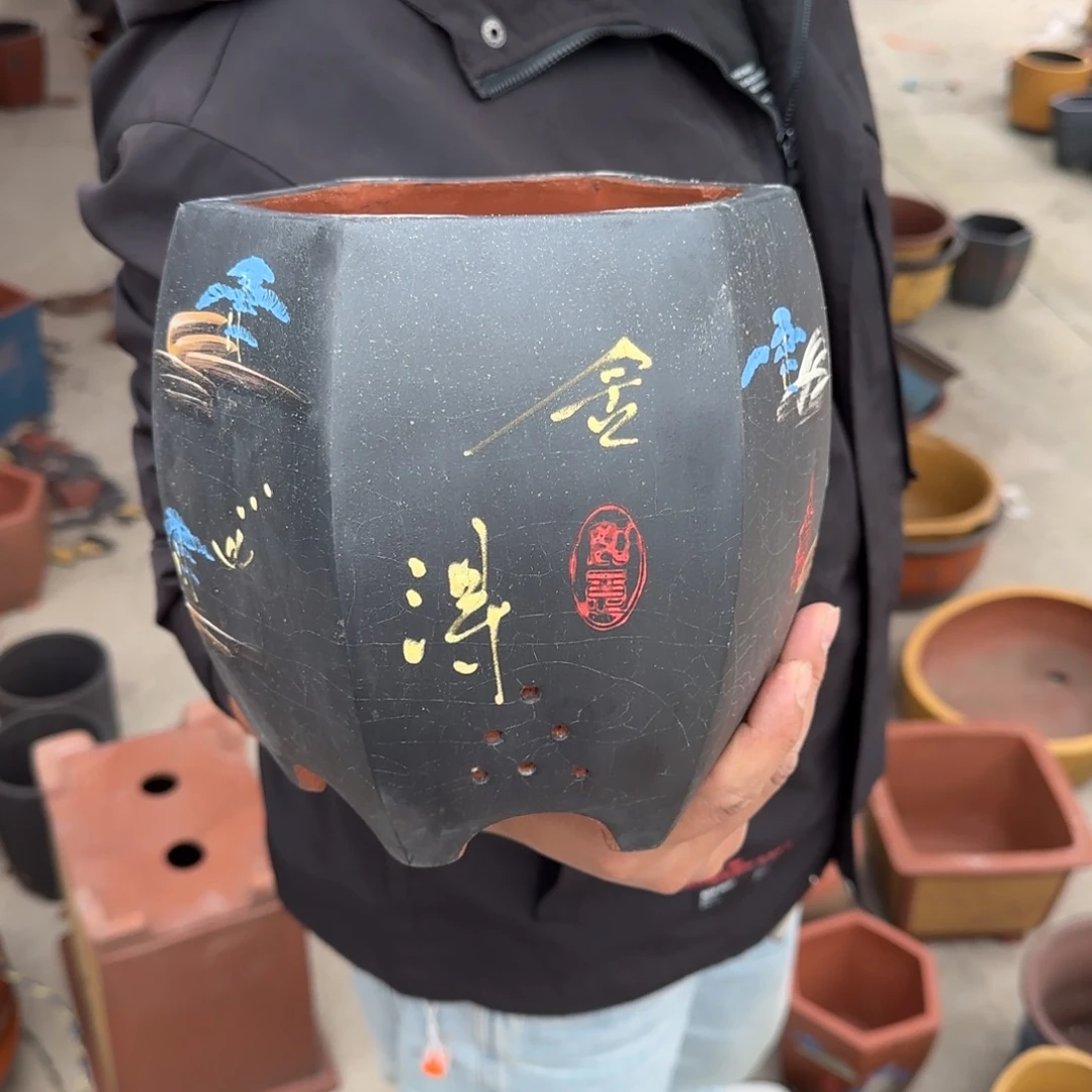 紫砂花盆口径15.20口径