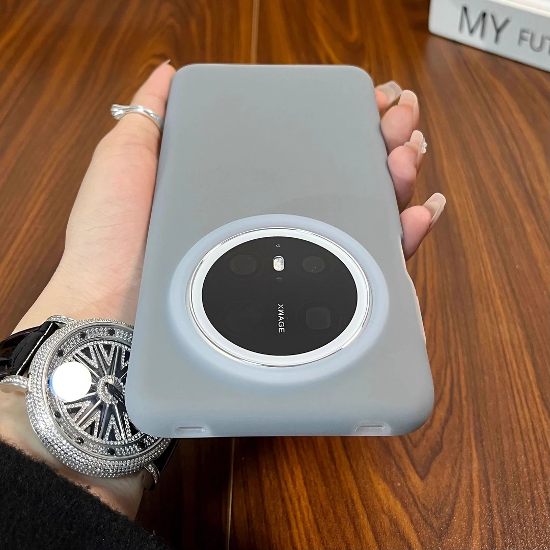 果冻液态硅胶适用华为mate70pro手机壳新款mate60全包女简约纯色