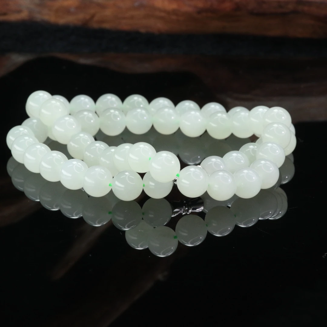 9和田玉晴水项链/900220上海嘉禾拍卖