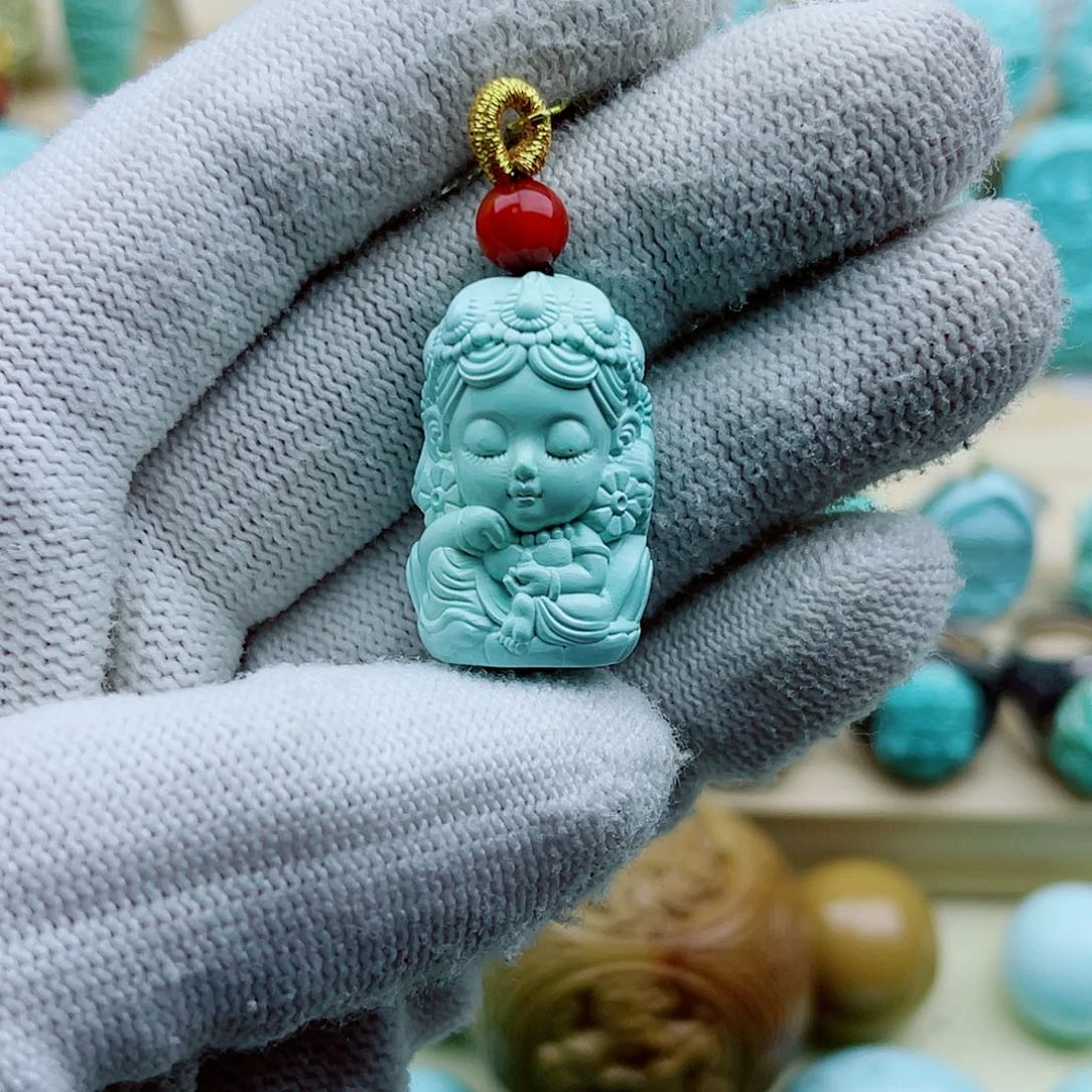 绿松石未镶嵌珠宝奇石