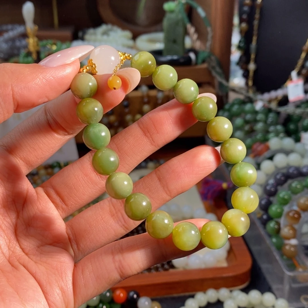 和田玉未镶嵌手链