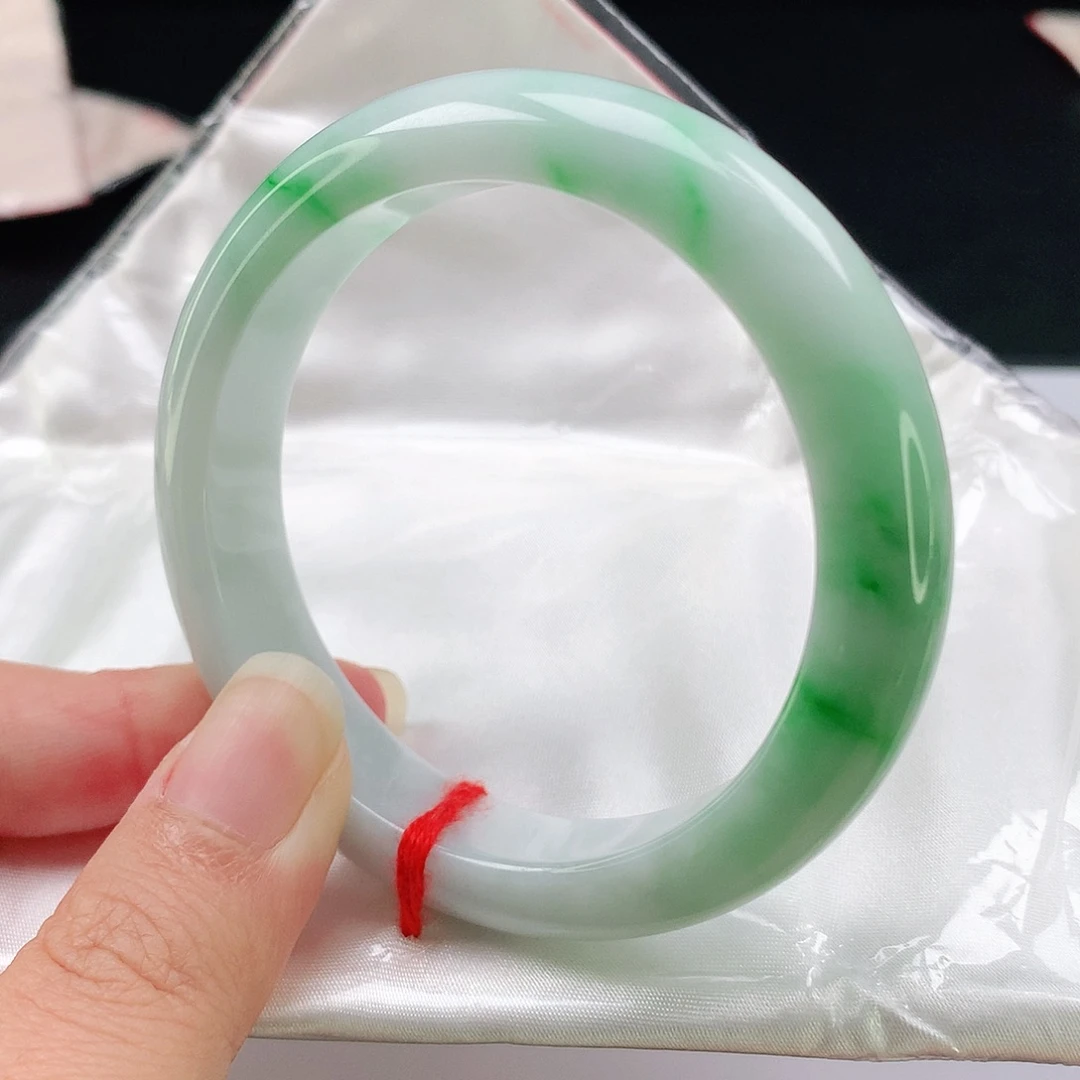 未镶嵌手镯翡翠55+圈2515
