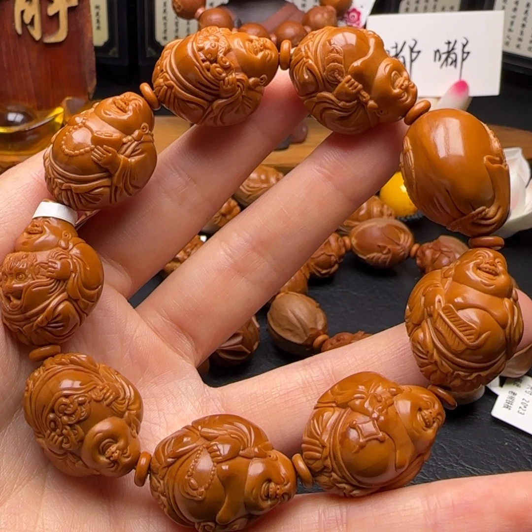 手串/手链橄榄核光背弥勒