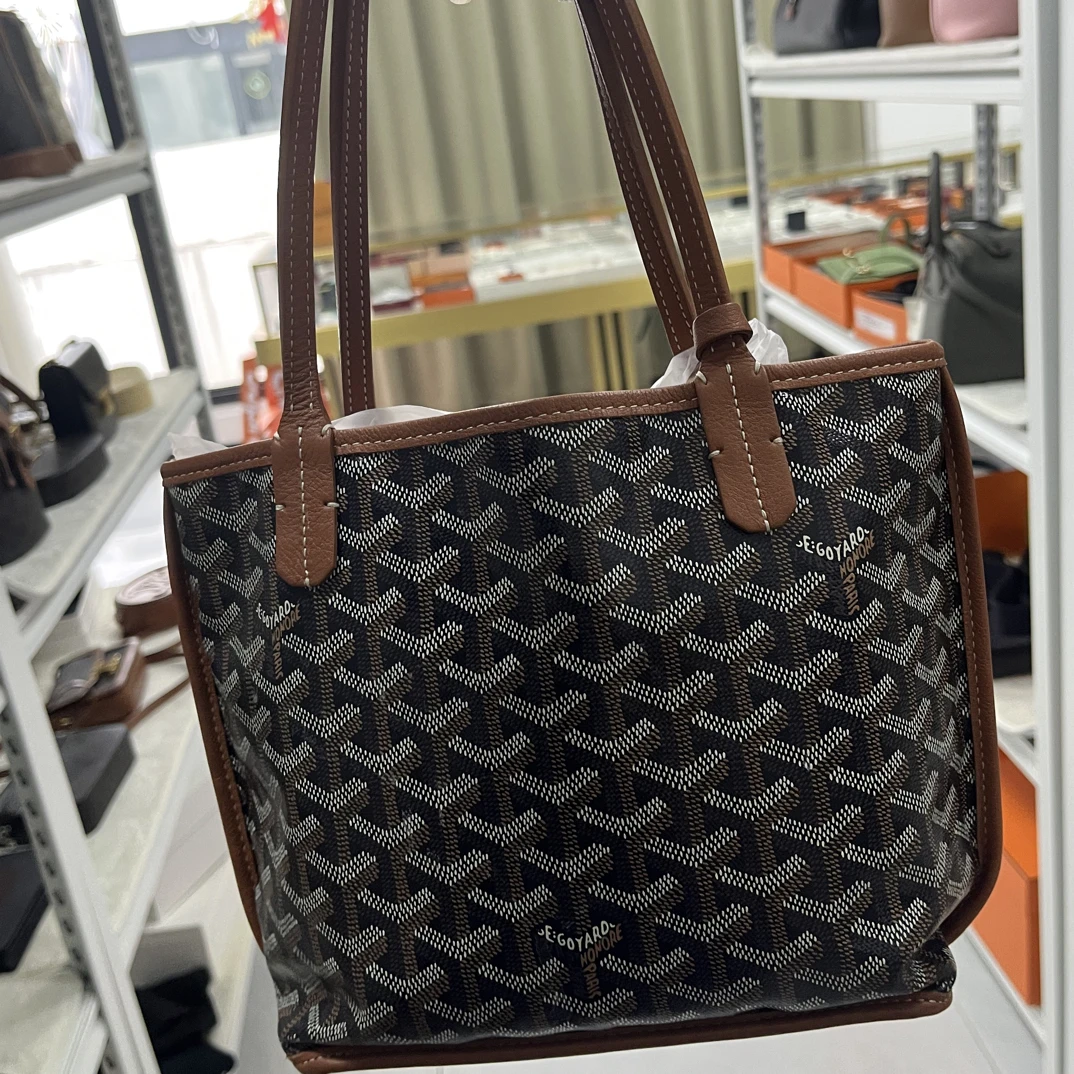99新 YSL/圣罗兰 mini托特/24年/棕色