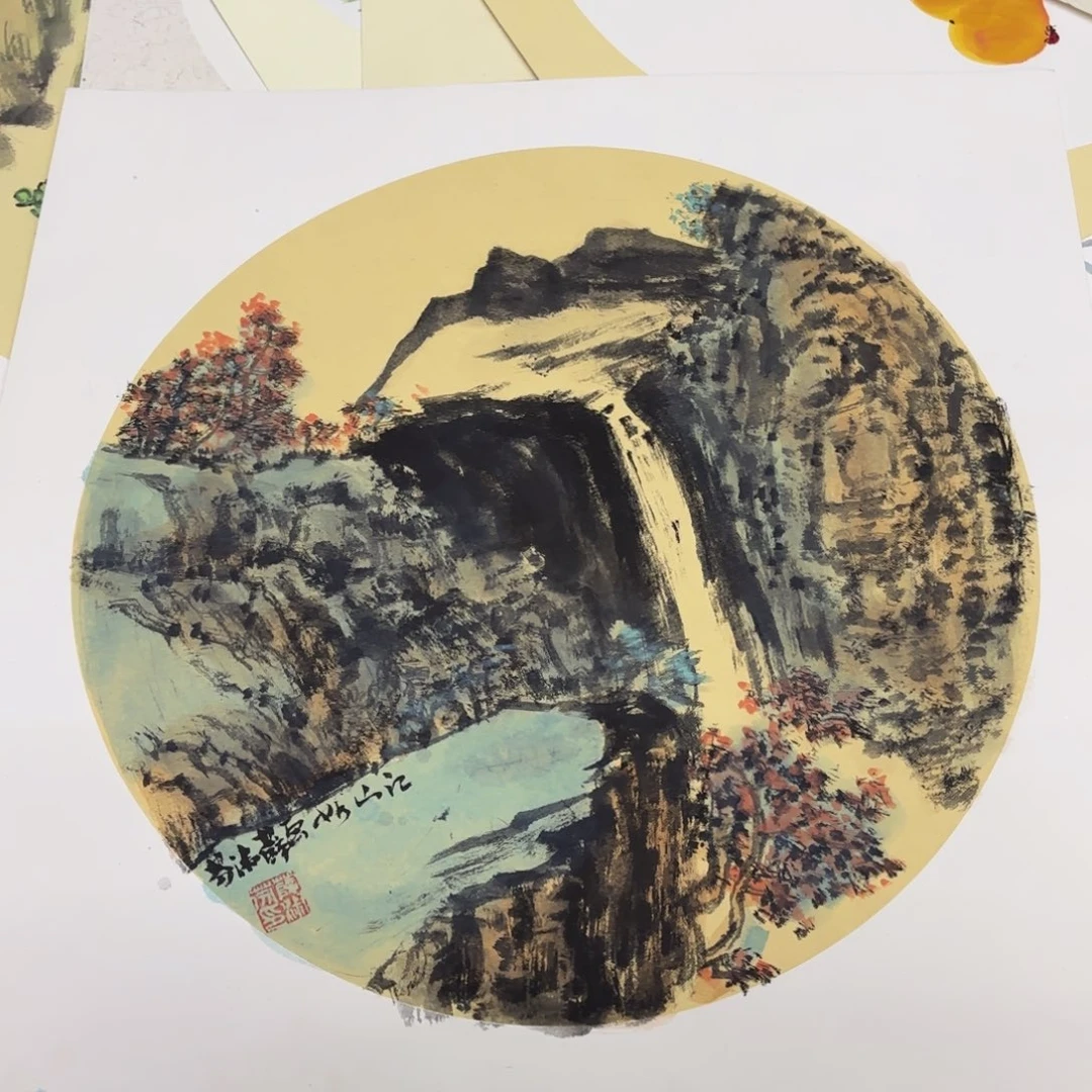 国画50-50卡纸作品童
