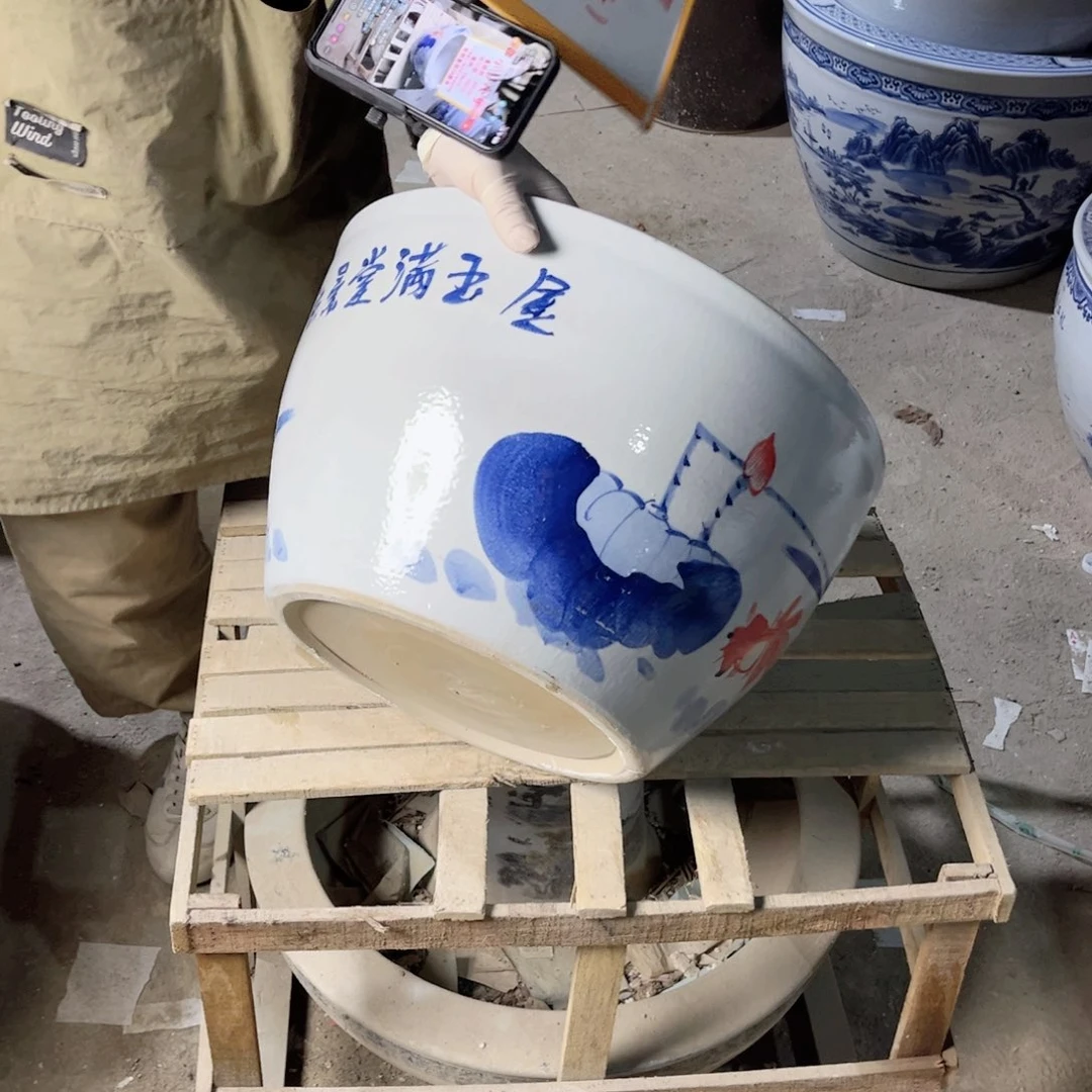 瓷片金鱼满塘42.8888888888