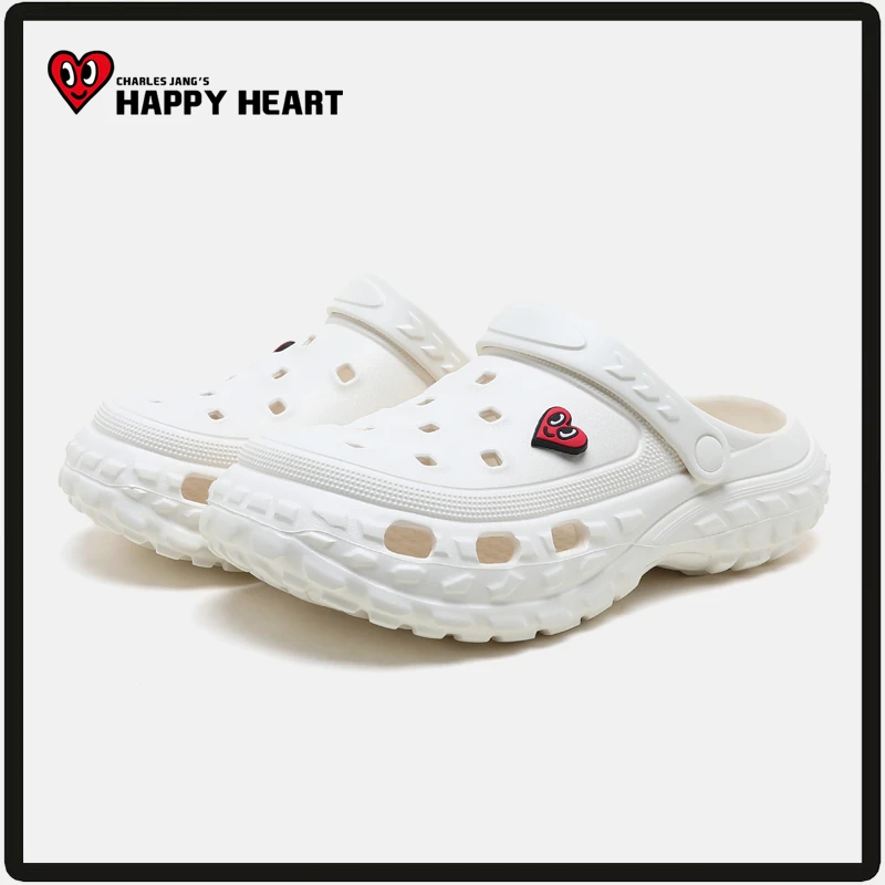 镇店之宝-查尔斯包头洞洞鞋厚底耐磨透气户外滑耐磨孕妇女款软底