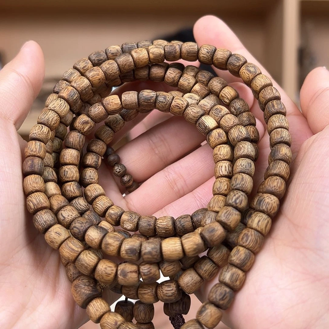 沉香手串金沙叶卡7，18克➕多样性发货一条