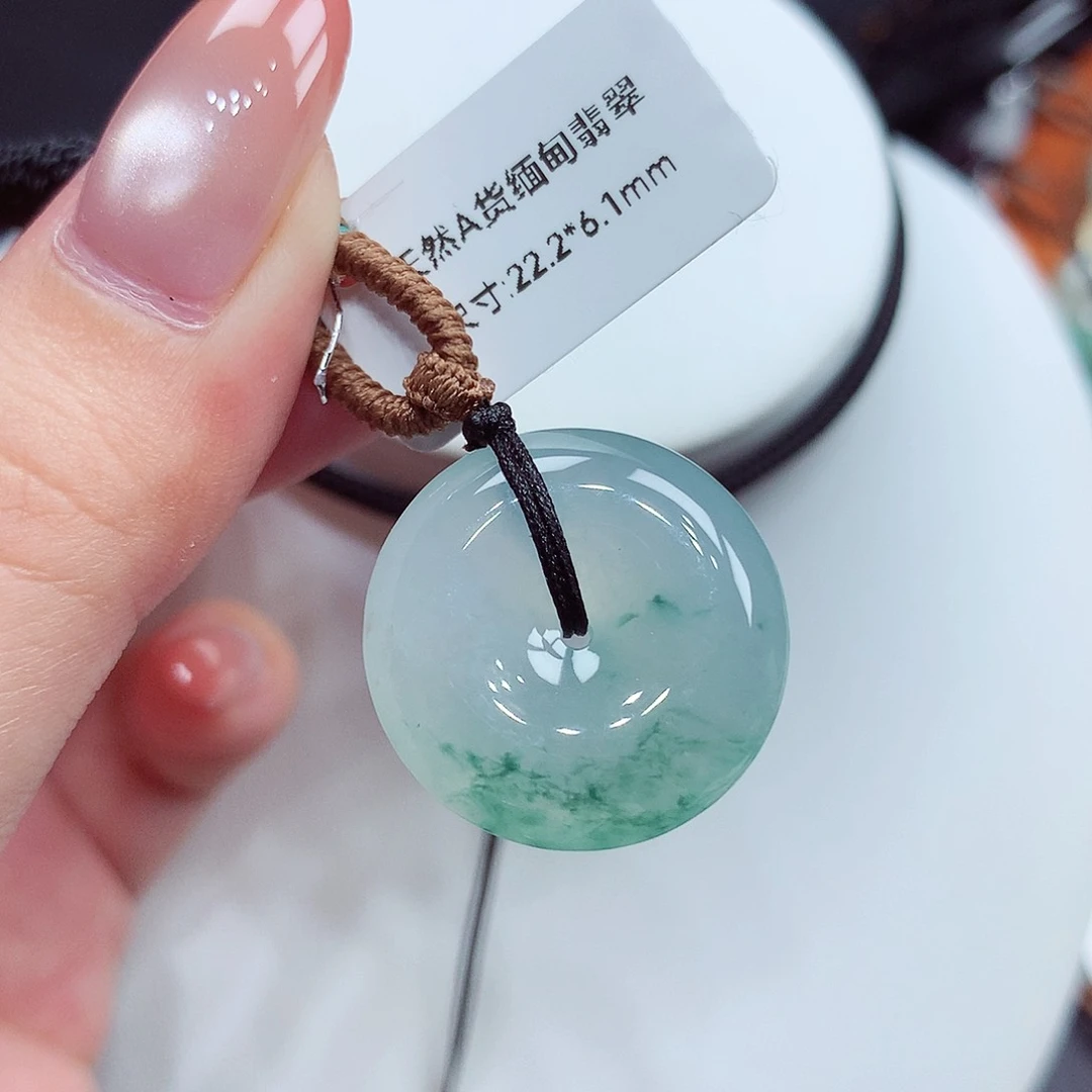 翡翠未镶嵌颈饰翡翠16，22.2/6.1