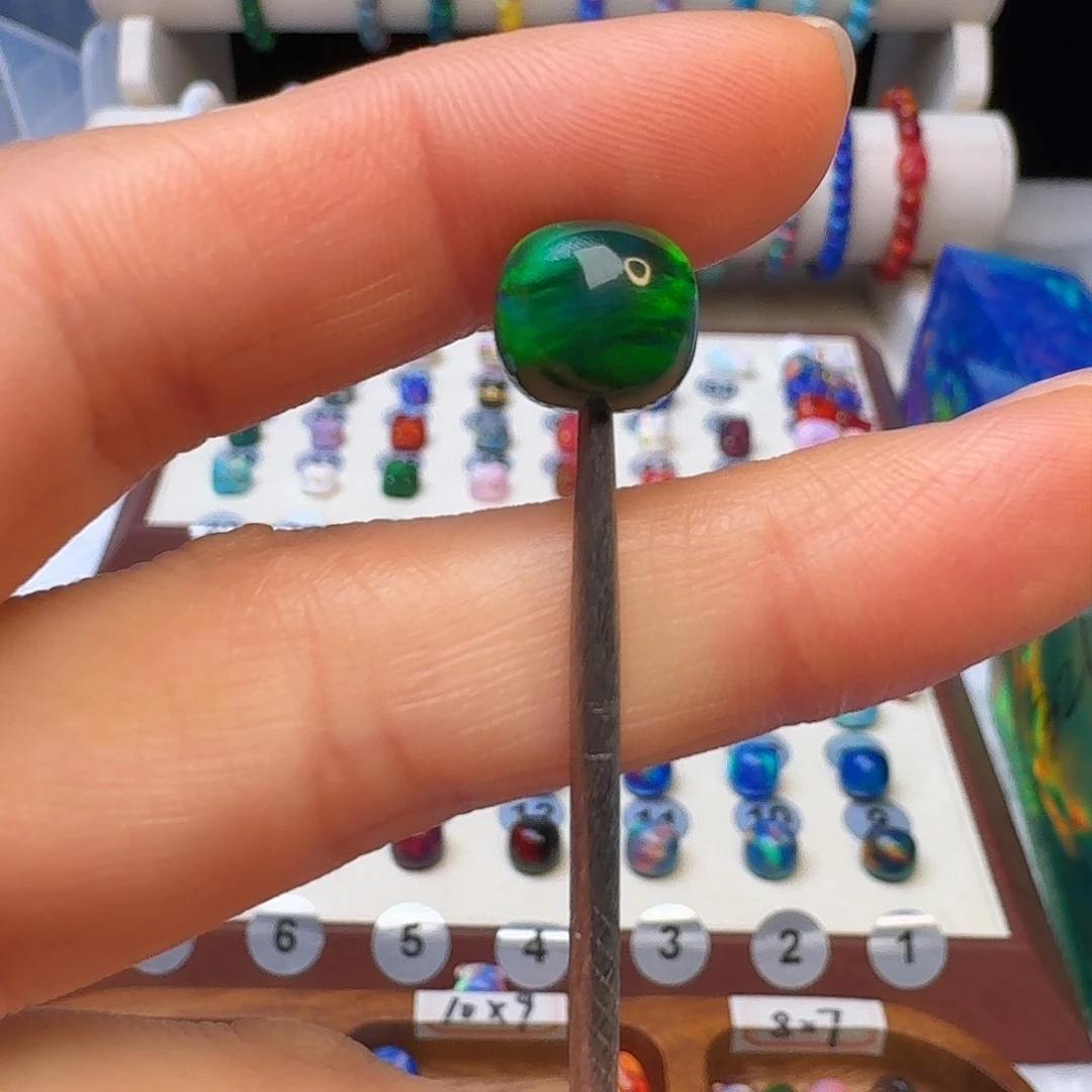 树脂制品人造欧泊卡10绿野仙踪老型单颗