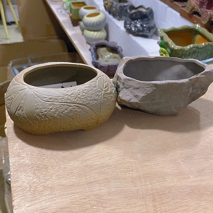 紫砂花盆水培盆无孔