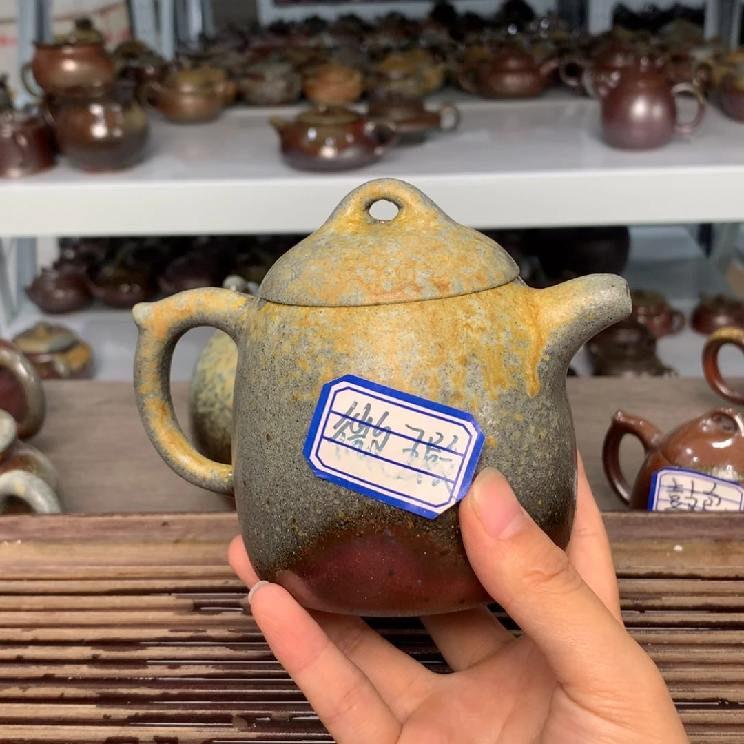 h***g茶壶紫砂纯自然柴烧