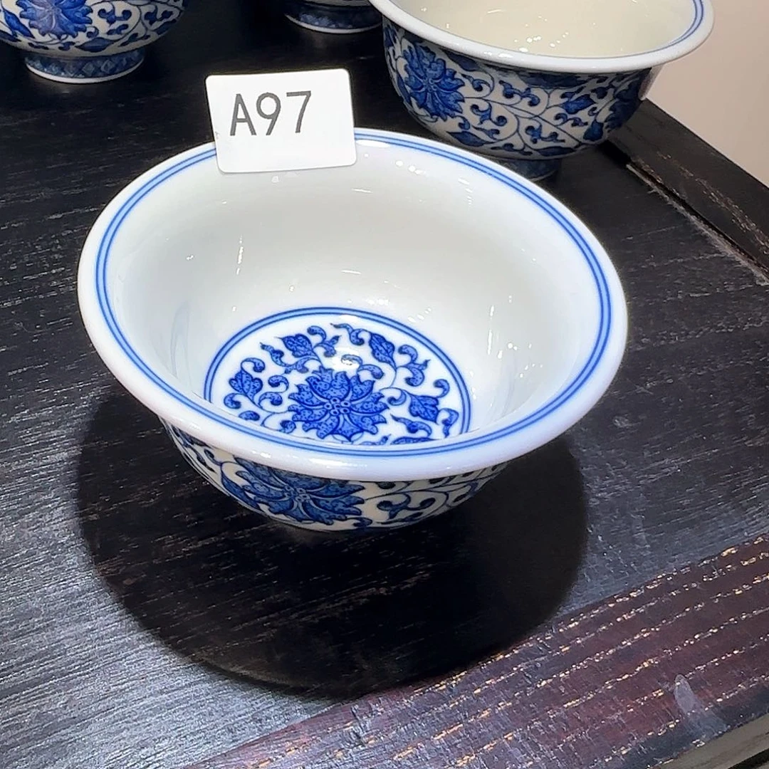 A***宝陶瓷摆件缠枝莲大压手97号