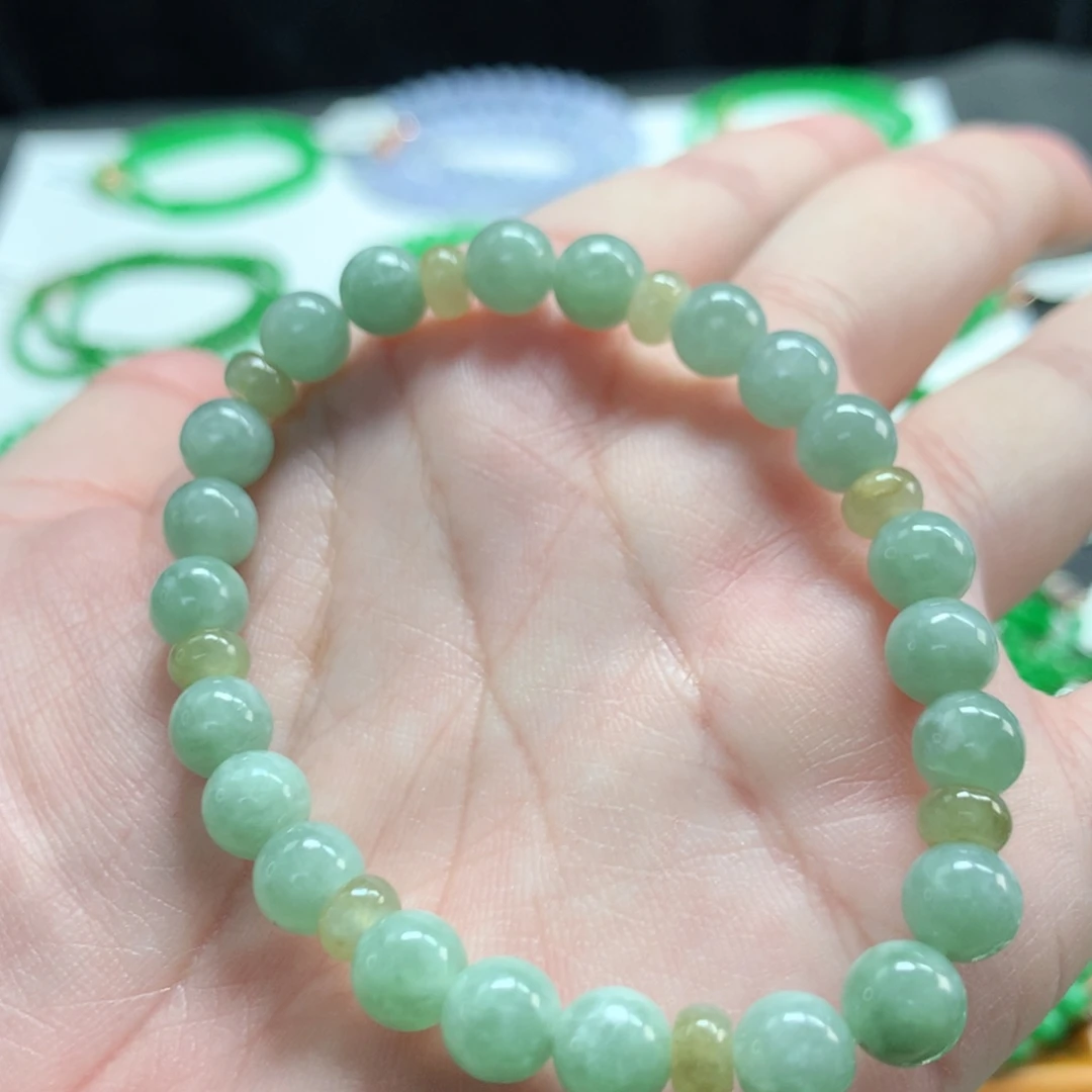 翡翠未镶嵌手链翡翠