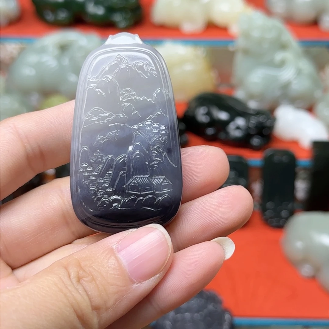 未镶嵌和田玉挂件佛*