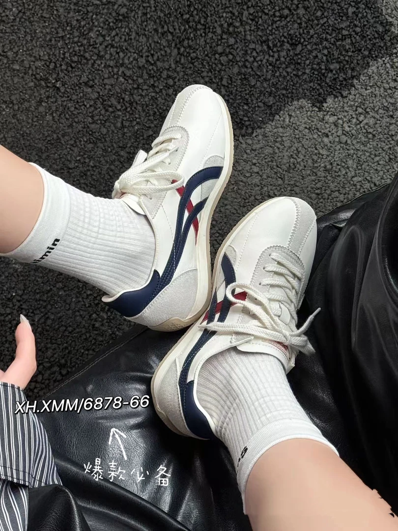 6878-66德训鞋女2025年秋季新款时尚百搭舒适阿甘鞋运动休闲鞋
