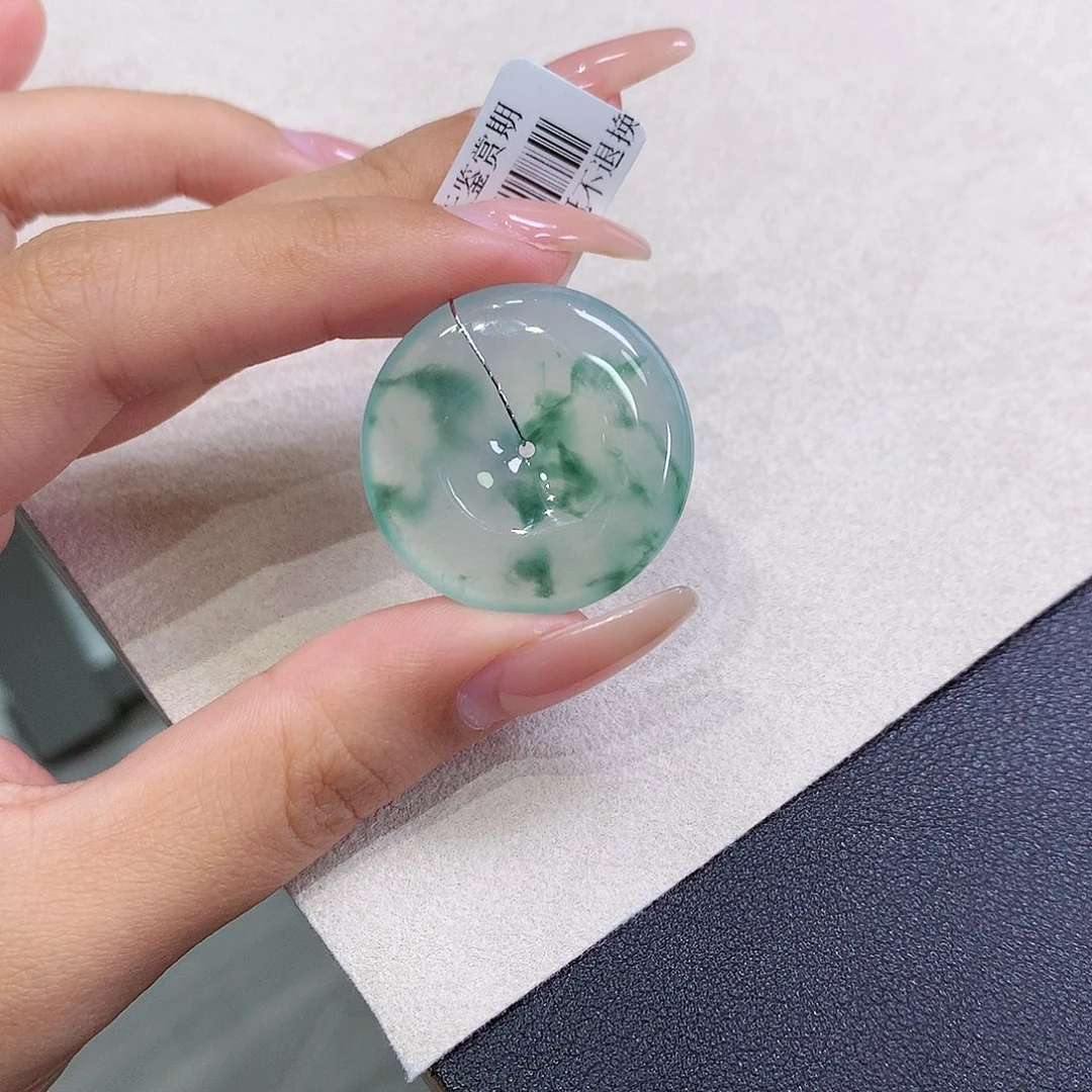 翡翠未镶嵌吊坠(不含链)29.-5.9