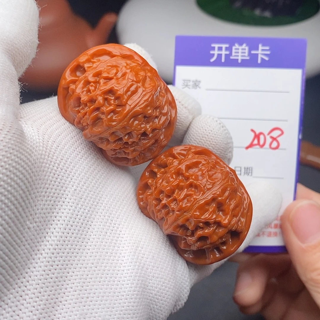 文玩核桃把件40宫灯208