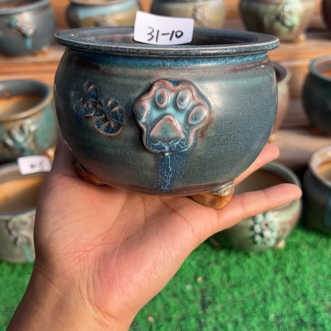 31-10花盆小鹿园艺