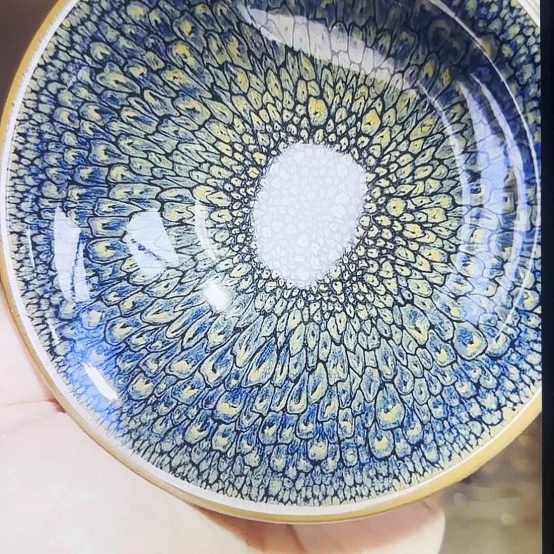 茶盏绿色鹧鸪建盏