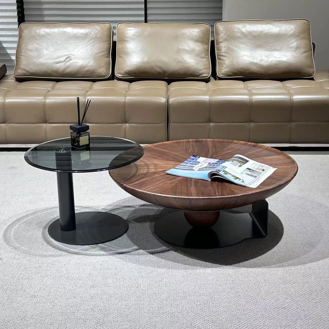 【春哥严选】现代简约圆形茶几客厅小户型2024新款创意设计师茶几AP