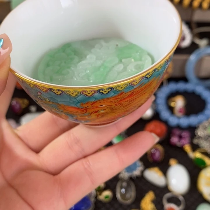 @***知杯瓷器杯子漂亮漂亮